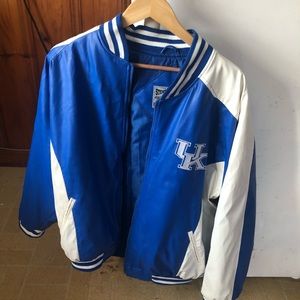 University of Kentucky UK Bomber/Leather Jacket